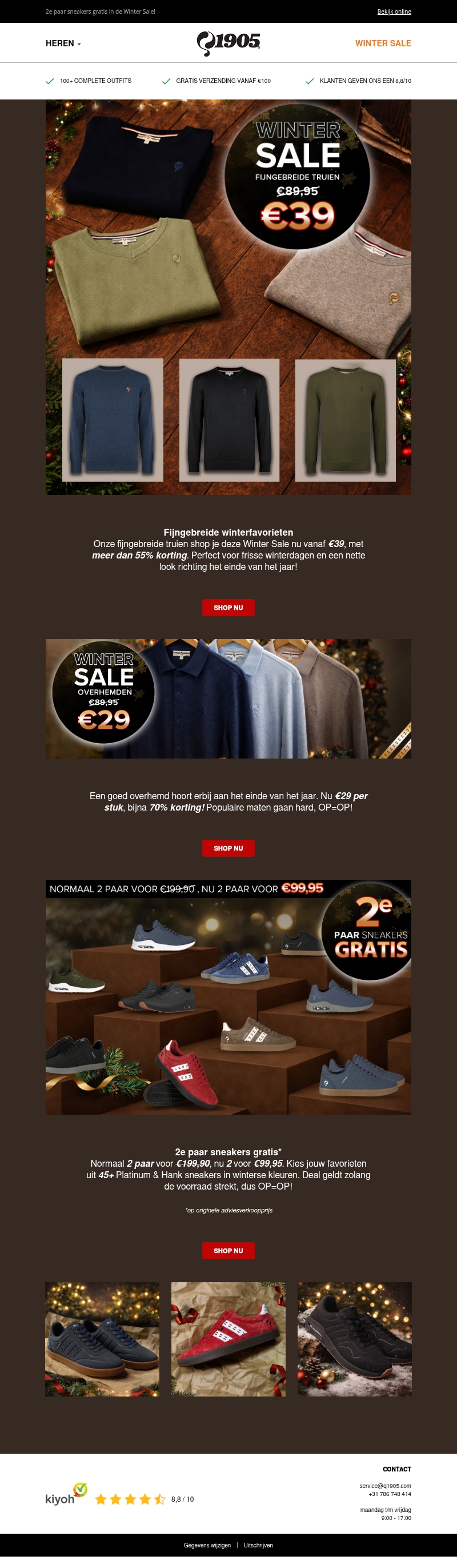 Truien voor €39, tot 55% korting 🎄 Truien voor €39, tot 55% korting 🎄