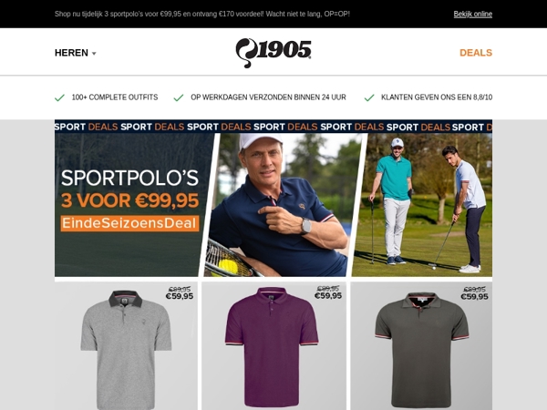 Sportdeals met hoge korting, ga sportief het najaar in!