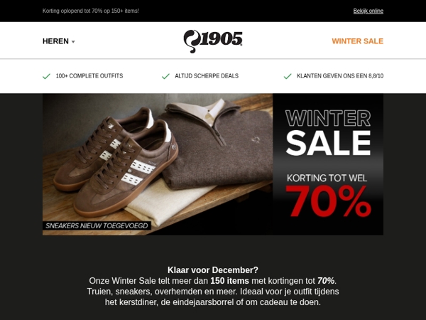 Winter Sale! Is jouw Decemberlook al compleet?