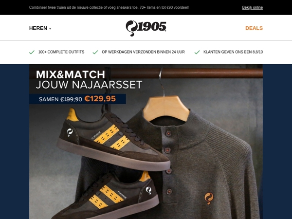 Ontdek de najaarscollectie🍂 - 2 items voor €129,95!