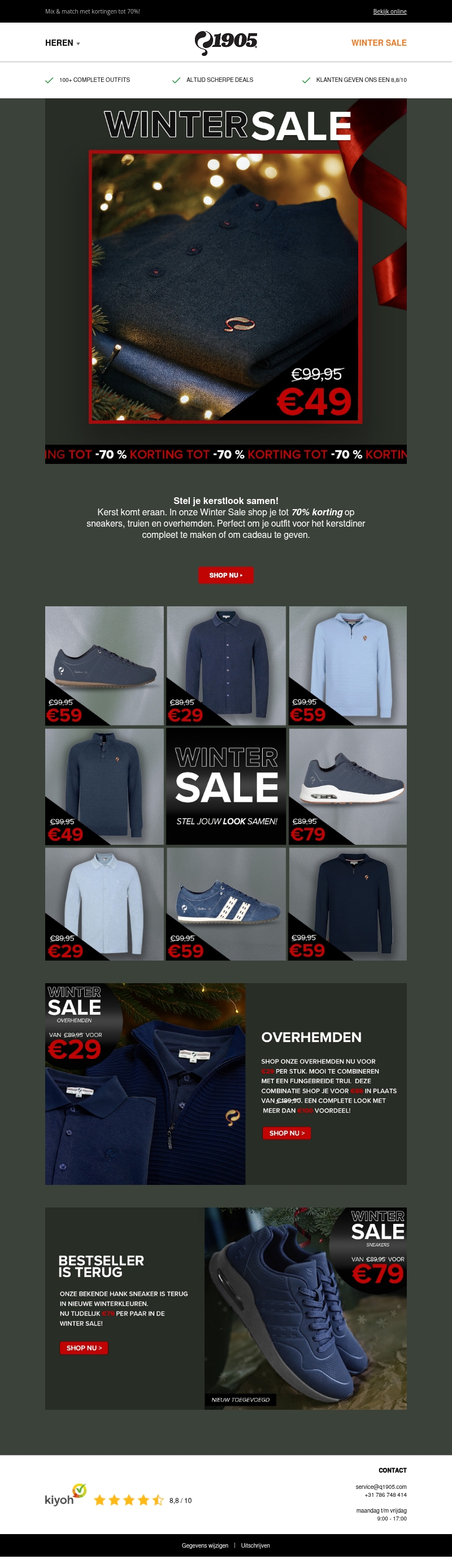 Winter Sale: Je kerstoutfit begint hier! 🎄 Winter Sale: Je kerstoutfit begint hier! 🎄
