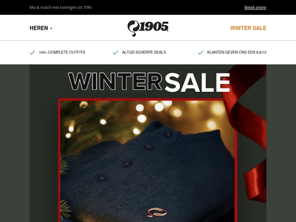 Winter Sale: Je kerstoutfit begint hier! 🎄