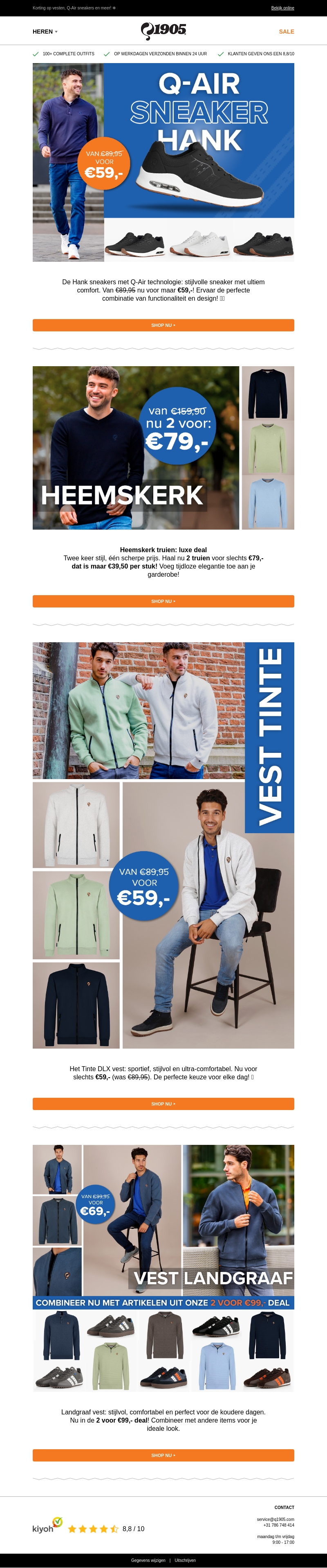 Winter Essentials: 2 voor €99 Deal Winter Essentials: 2 voor €99 Deal