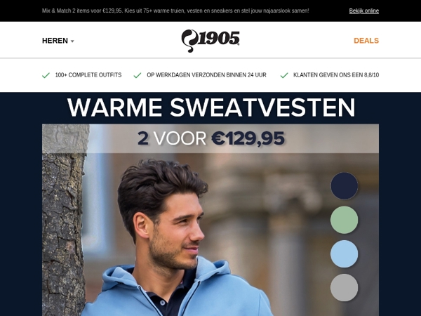 Warme sweatvesten voor de herfst! 🍂