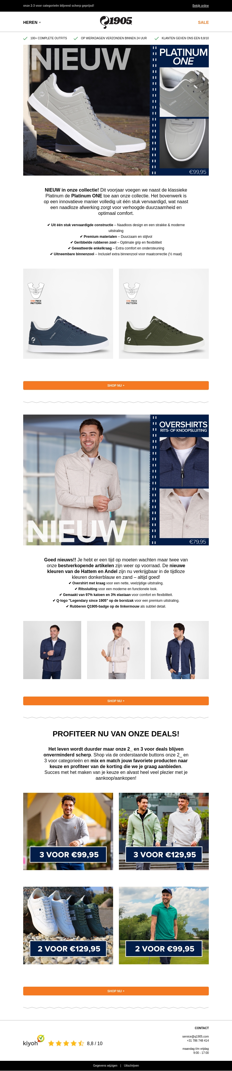 PLATINUM ONE - Bestseller in het nieuw! PLATINUM ONE - Bestseller in het nieuw!