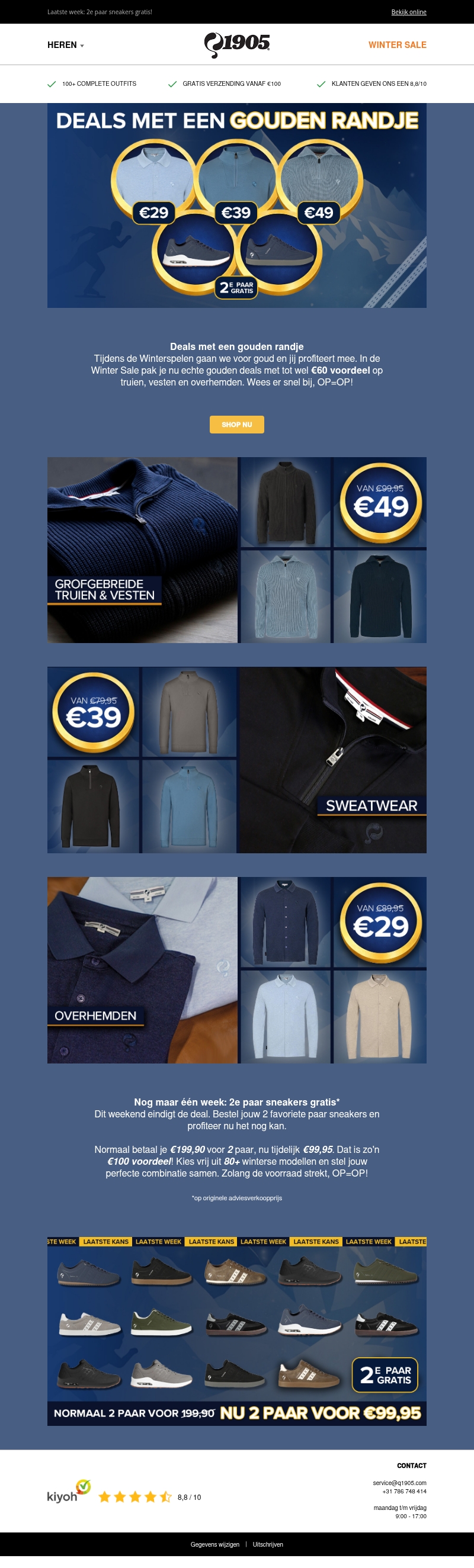 Gouden Winter Sale deals tot €60 voordeel! Gouden Winter Sale deals tot €60 voordeel!
