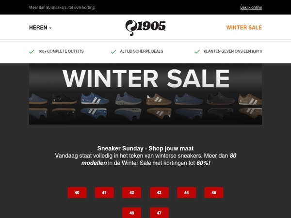 Sneakers in de Winter Sale 👟❄️
