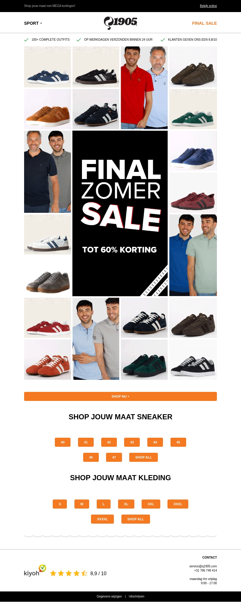 Final SALE tot - 60%! 💥 wegens enorm succes verlengd Final SALE tot - 60%! 💥 wegens enorm succes verlengd