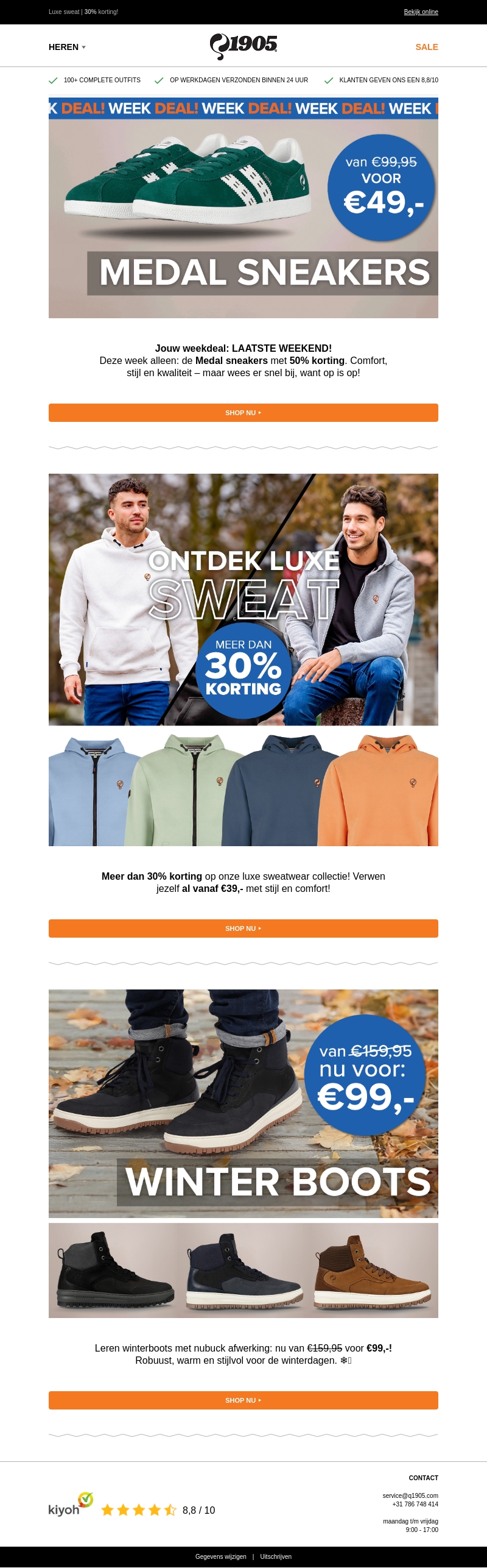 🔥 Alleen dit weekend nog: 50% korting op Medal sneakers 🔥 Alleen dit weekend nog: 50% korting op Medal sneakers