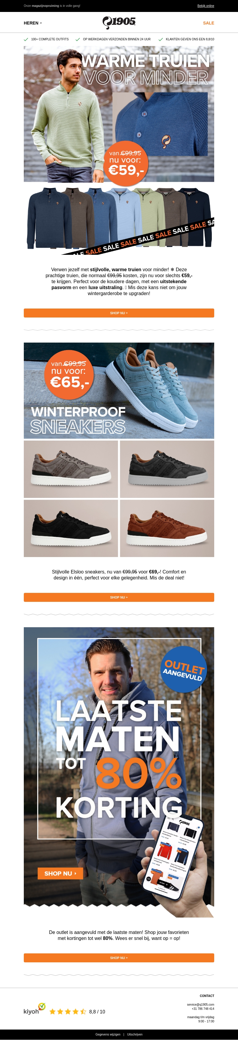 Winterdeal: Stijlvolle Warme Truien Nu Voor €59! ❄️ Winterdeal: Stijlvolle Warme Truien Nu Voor €59! ❄️