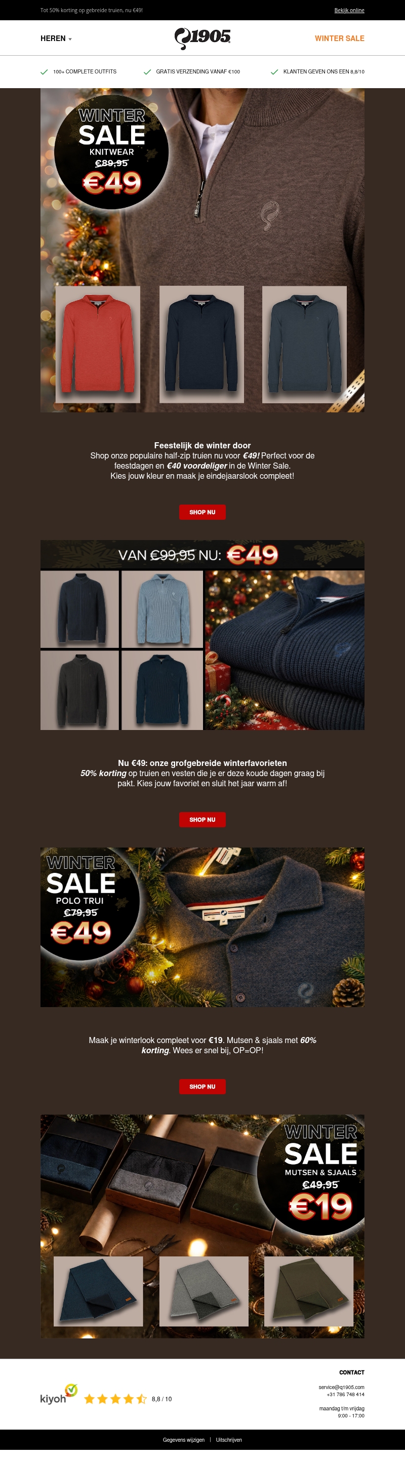 Gebreide truien voor €49! 🎄 Gebreide truien voor €49! 🎄