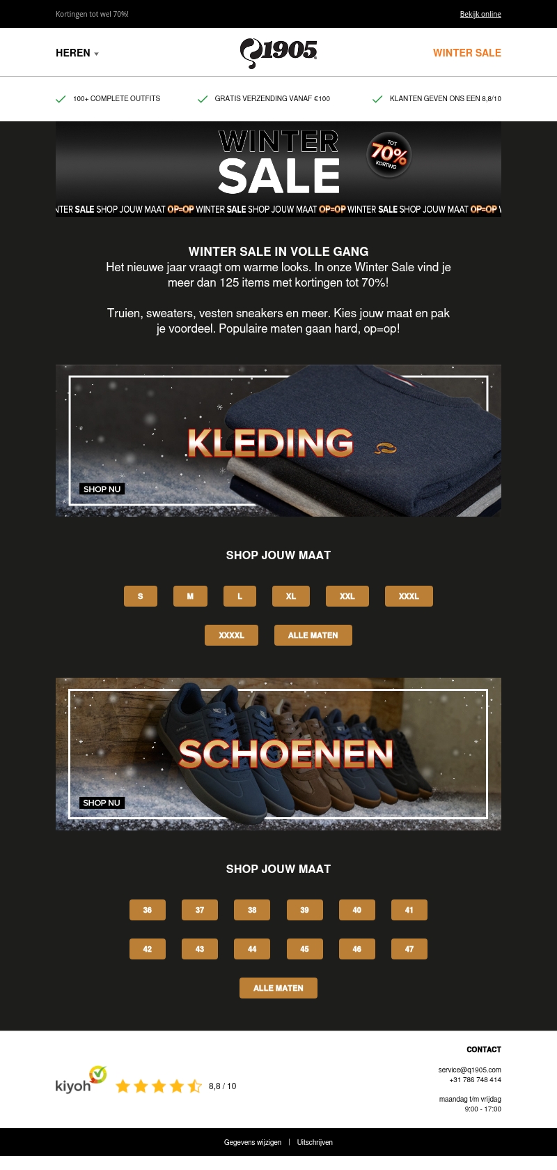 Shop op maat in de Winter Sale! ❄️ Shop op maat in de Winter Sale! ❄️