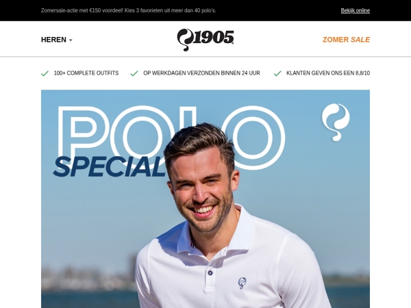 Laatste kans: 3 polo’s voor maar €89,95!