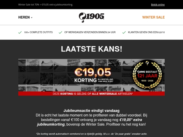 Allerlaatste kans op dubbel voordeel!