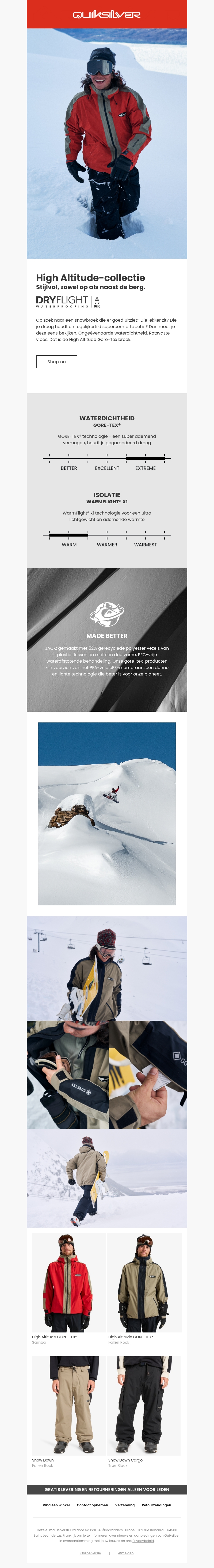 High Altitude x Gore-Tex High Altitude x Gore-Tex