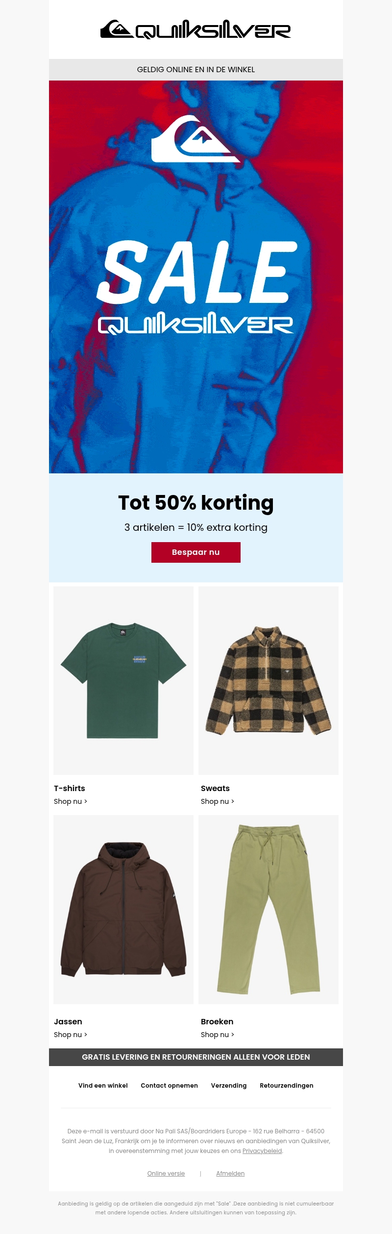 Winter Sale: tot 50% korting en bonusaanbiedingen! Winter Sale: tot 50% korting en bonusaanbiedingen!
