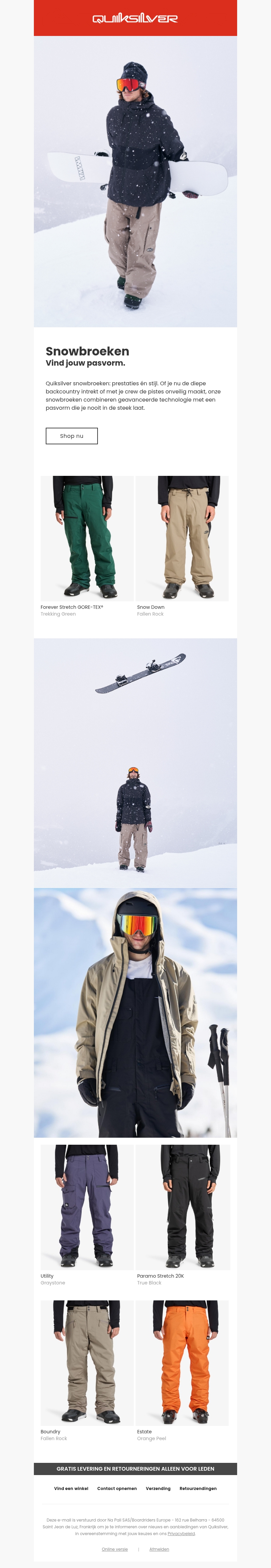 Snowbroeken: Vind jouw pasvorm Snowbroeken: Vind jouw pasvorm