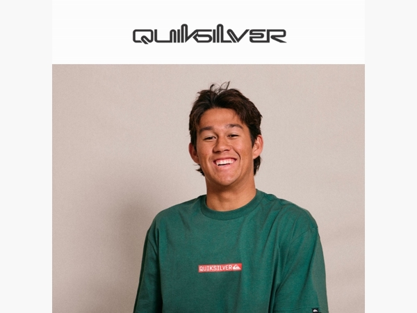 Nieuwe T-shirts van Quiksilver voor elk moment