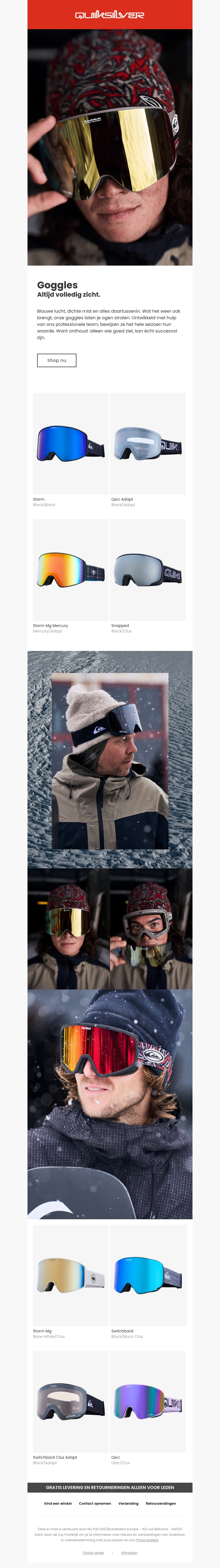 Goggles: ga niet blindelings de piste op Goggles: ga niet blindelings de piste op