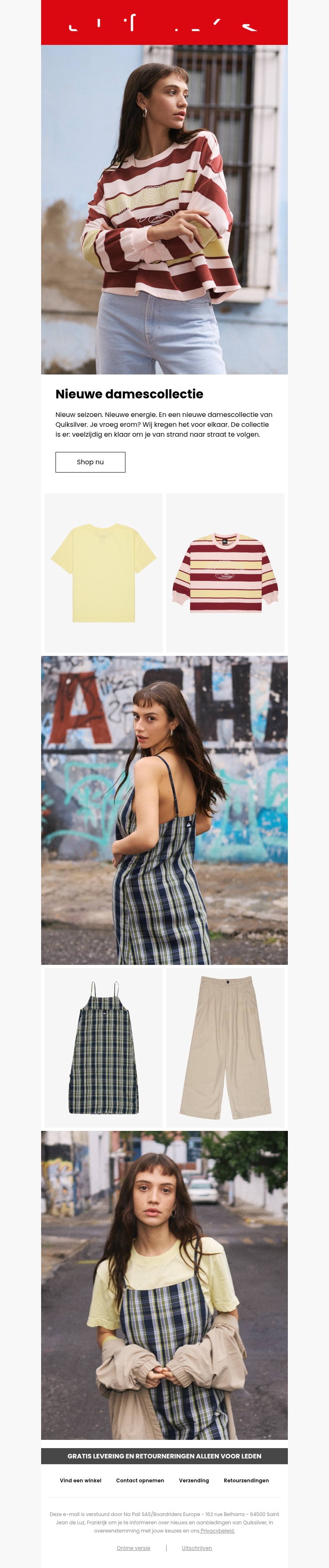 Een (nieuwe!) Quiksilve-collectie voor dames Een (nieuwe!) Quiksilve-collectie voor dames