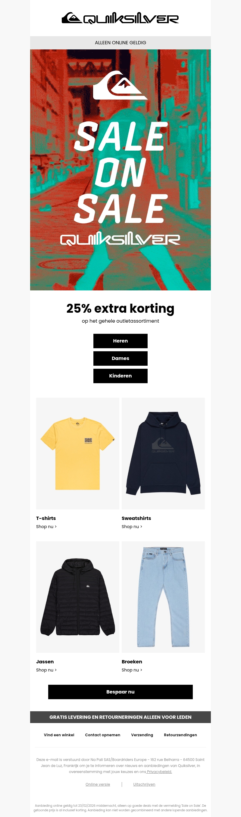 Sale on Sale: mis het niet! Sale on Sale: mis het niet!