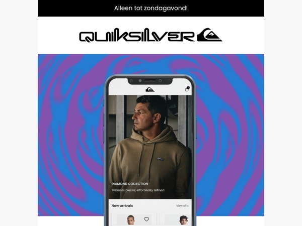 Profiteer van 20% korting op de Quiksilver app
