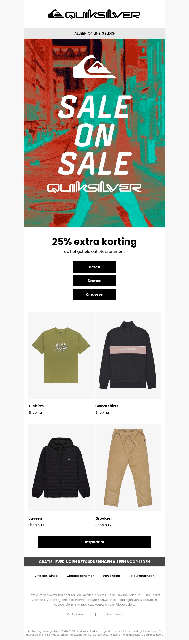 Sale on Sale: Nog maar een paar uur... Sale on Sale: Nog maar een paar uur...