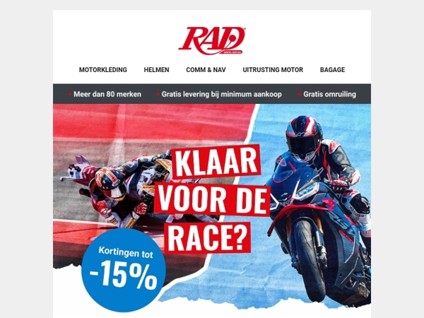 Groen licht voor MotoGP kortingen!🏁