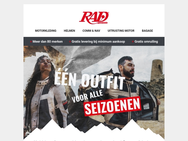 Eén outfit voor alle seizoenen.