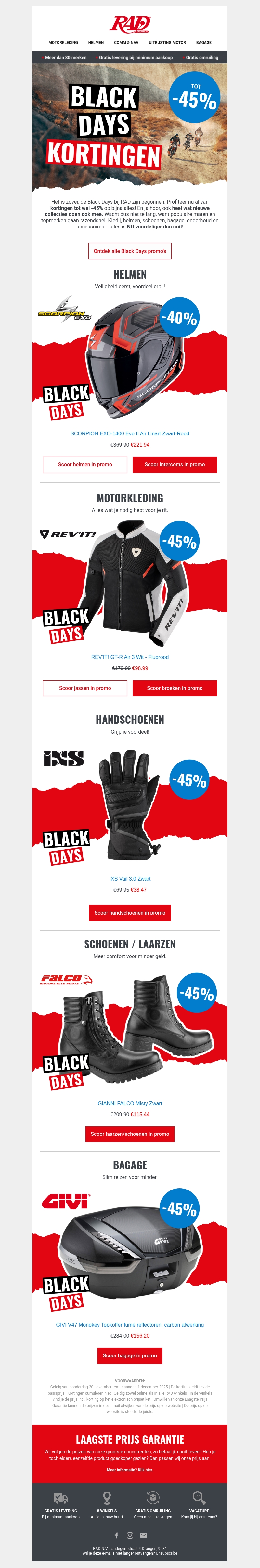 -25% tot wel -45% korting op bijna alles!🔥 -25% tot wel -45% korting op bijna alles!🔥