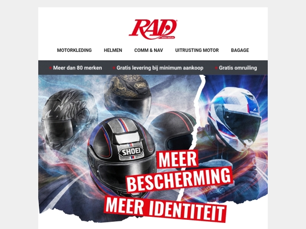 ✨ Ontdek de nieuwe helmen voor 2026: meer bescherming, meer identiteit!