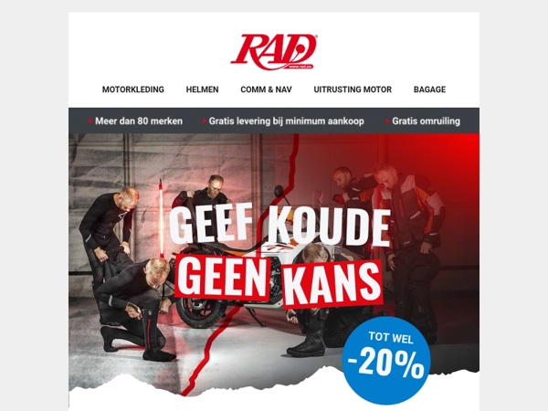 Scoor kortingen van -10% tot wel -30% op (verwarmde) onderkleding