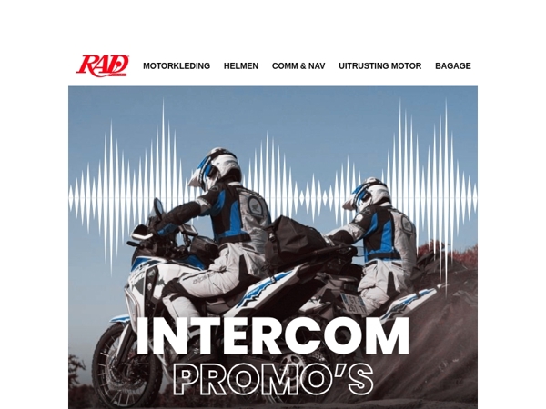 Hoor je buddies, niet de wind. Promo's op intercoms.