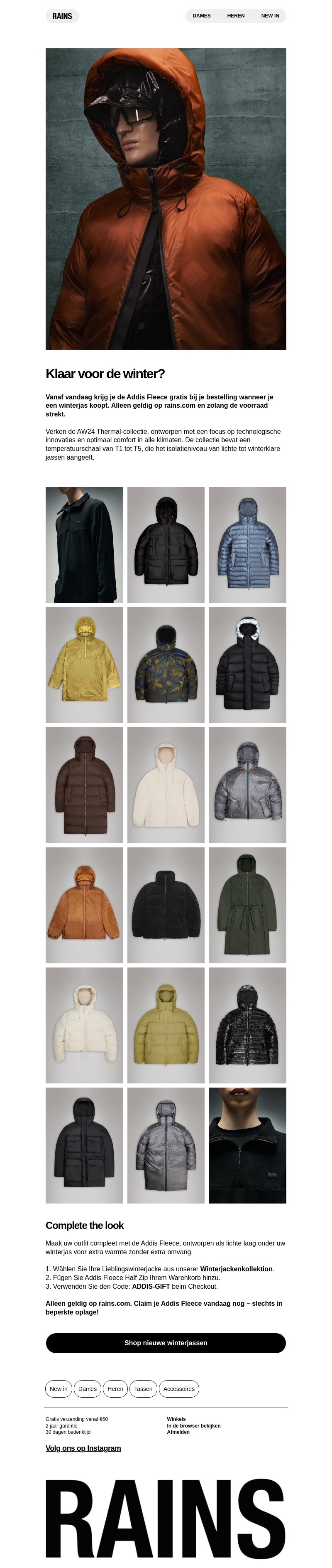 Beperkt: Addis Fleece bij uw bestelling vandaag. Beperkte oplage Beperkt: Addis Fleece bij uw bestelling vandaag. Beperkte oplage