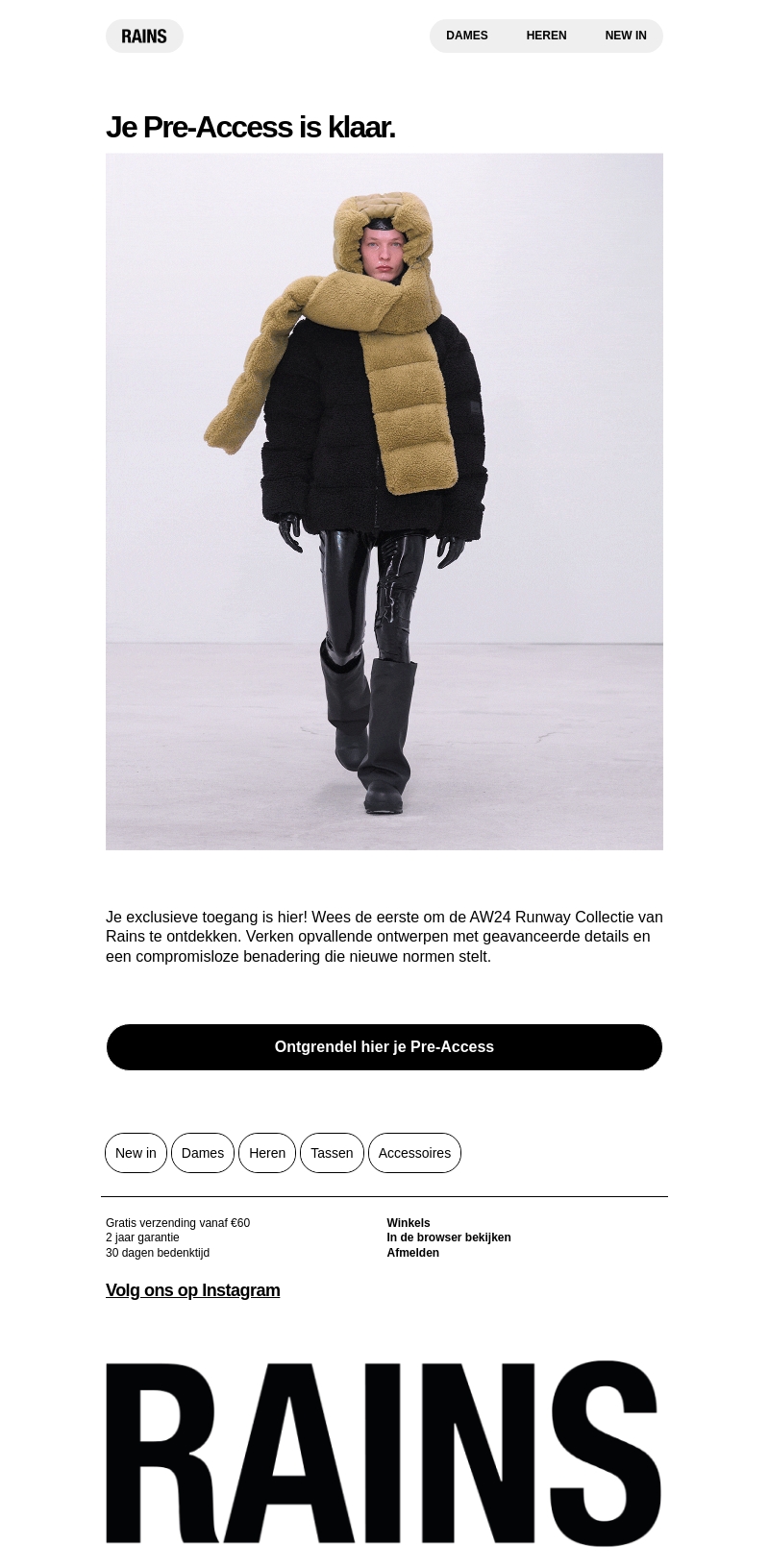 Je Pre-Access is nu beschikbaar! Je Pre-Access is nu beschikbaar!