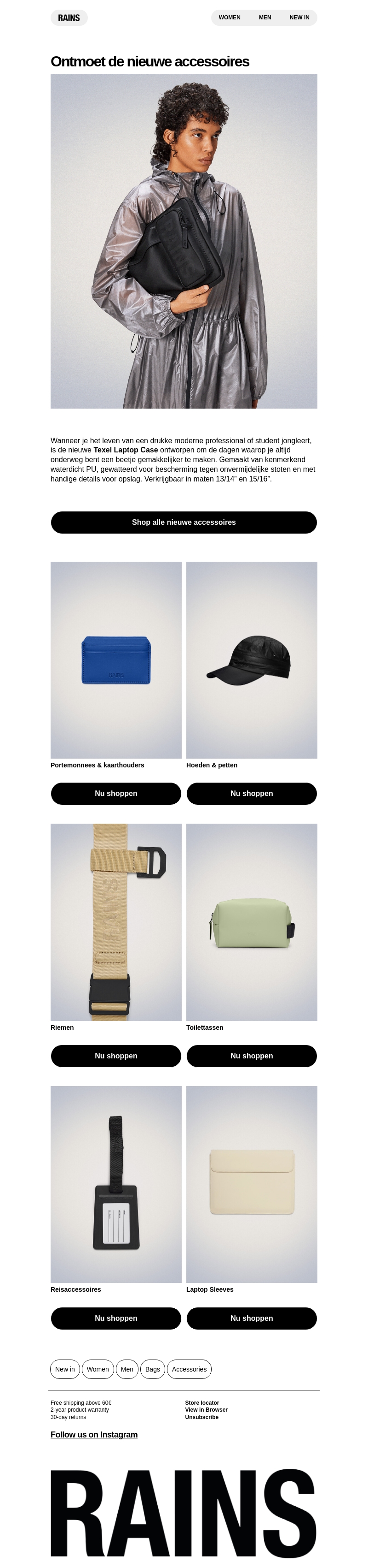 Mis het niet - nieuwe accessoires shoppen Mis het niet - nieuwe accessoires shoppen