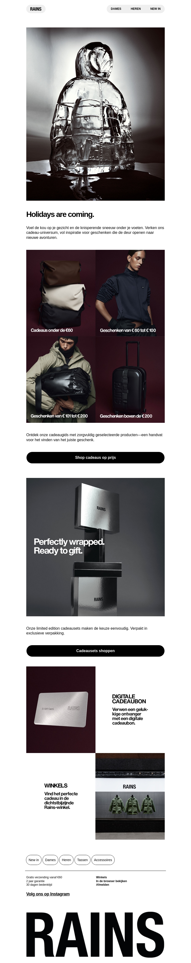 Nu online: Rains Gift Guide 2024 Nu online: Rains Gift Guide 2024