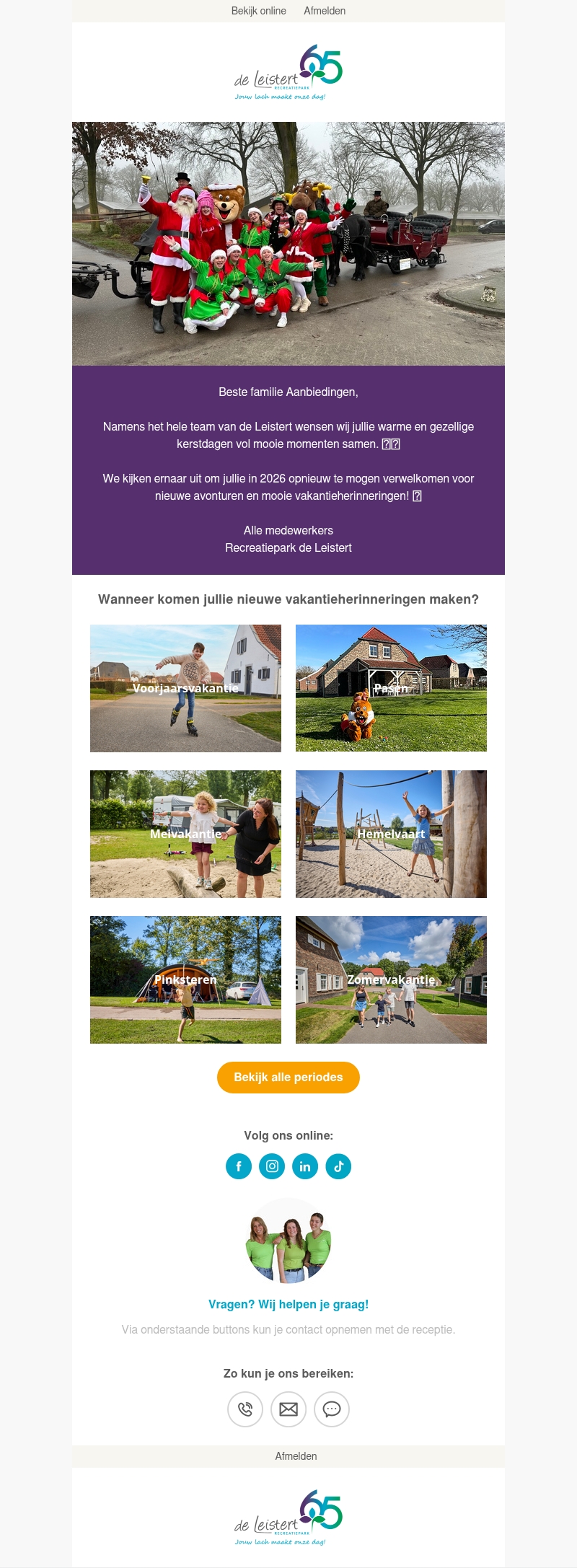 Fijne feestdagen gewenst! ๐ Fijne feestdagen gewenst! ๐