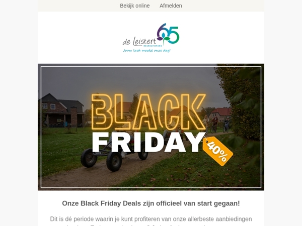 🎉Het is zover: onze BLACK FRIDAY DEALS zijn live!