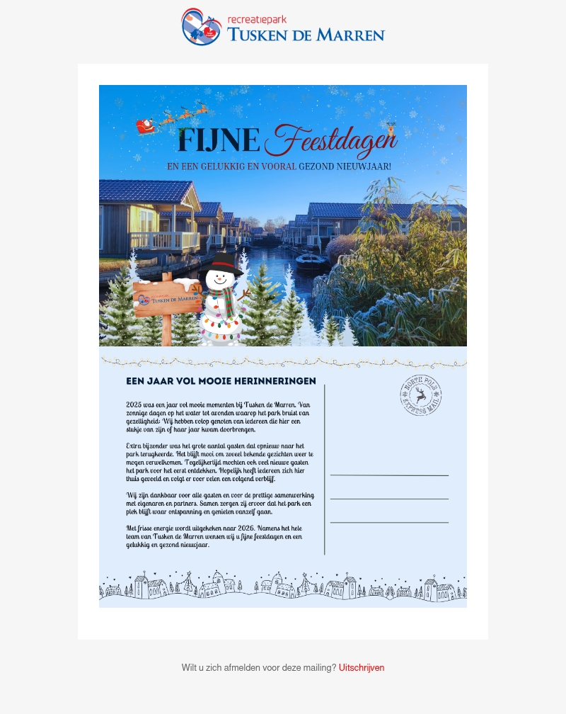 Fijne feestdagen! Fijne feestdagen!