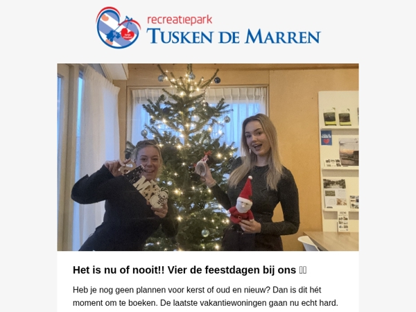 Het is nog niet te laat voor een onvergetelijke kerst! 🎁🎄