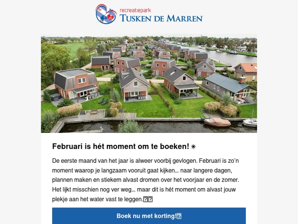 15% korting op jouw zomerse verblijf aan het water 🌊☀️