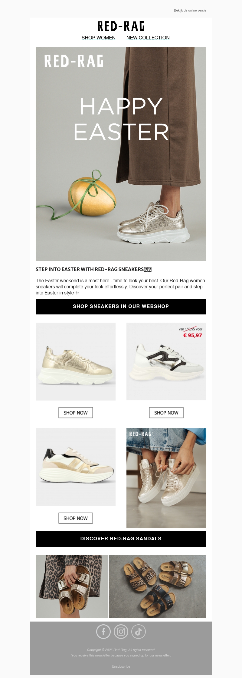 STEP INTO EASTER WITH RED-RAG SNEAKERS🐣👟 STEP INTO EASTER WITH RED-RAG SNEAKERS🐣👟
