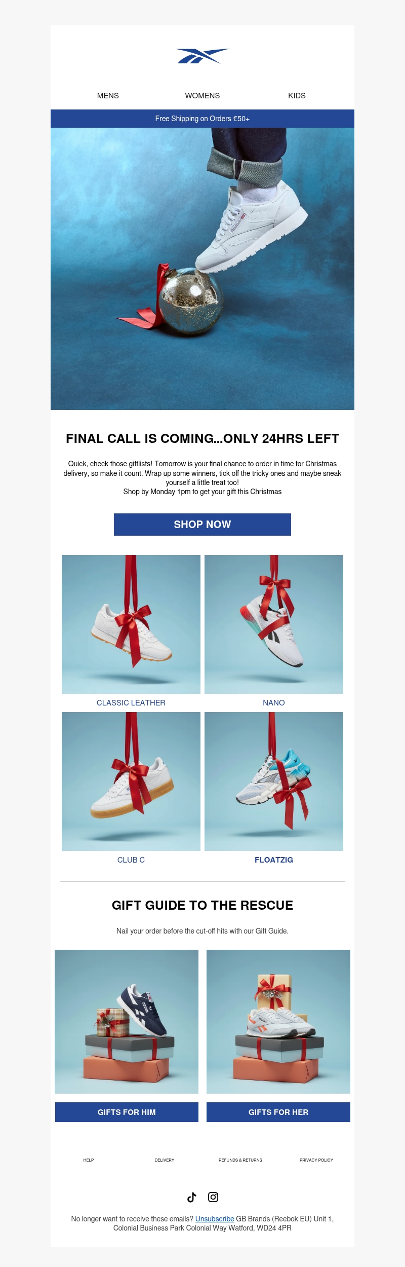 One Day Left To Make The Christmas Cut-Off One Day Left To Make The Christmas Cut-Off