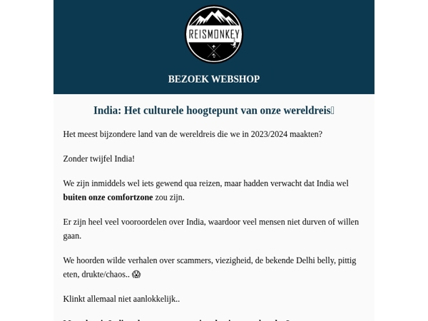 Kijk je ogen uit in India