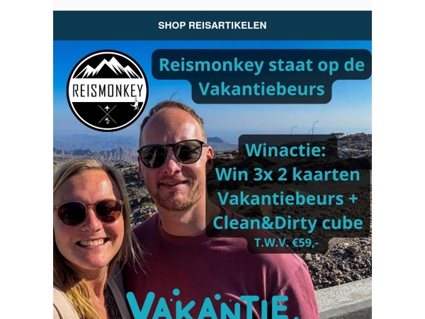 Reismonkey op Vakantiebeurs, zien we je daar?
