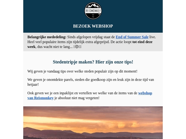 Stedentripje maken? Hier zijn wat tips