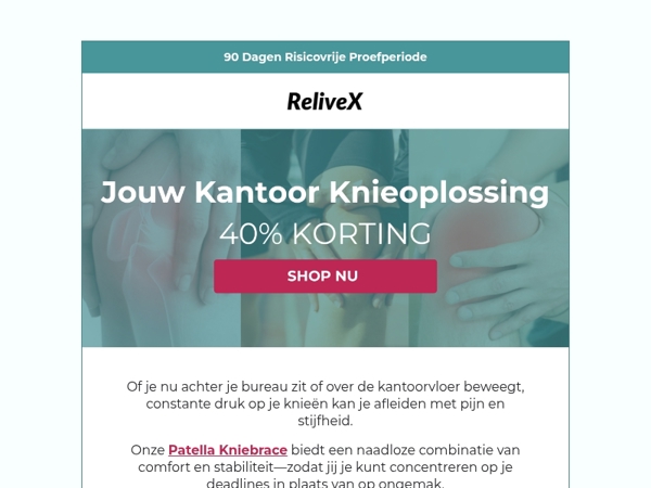 Werkdag Knieverlichting