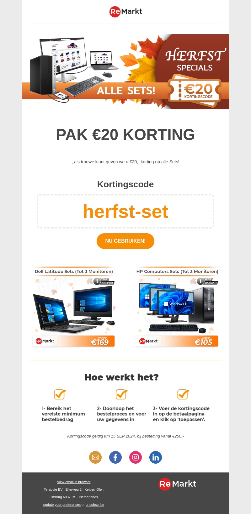 Herfst Specials: €20 voor ALLE SETS!🍂🍁 Herfst Specials: €20 voor ALLE SETS!🍂🍁