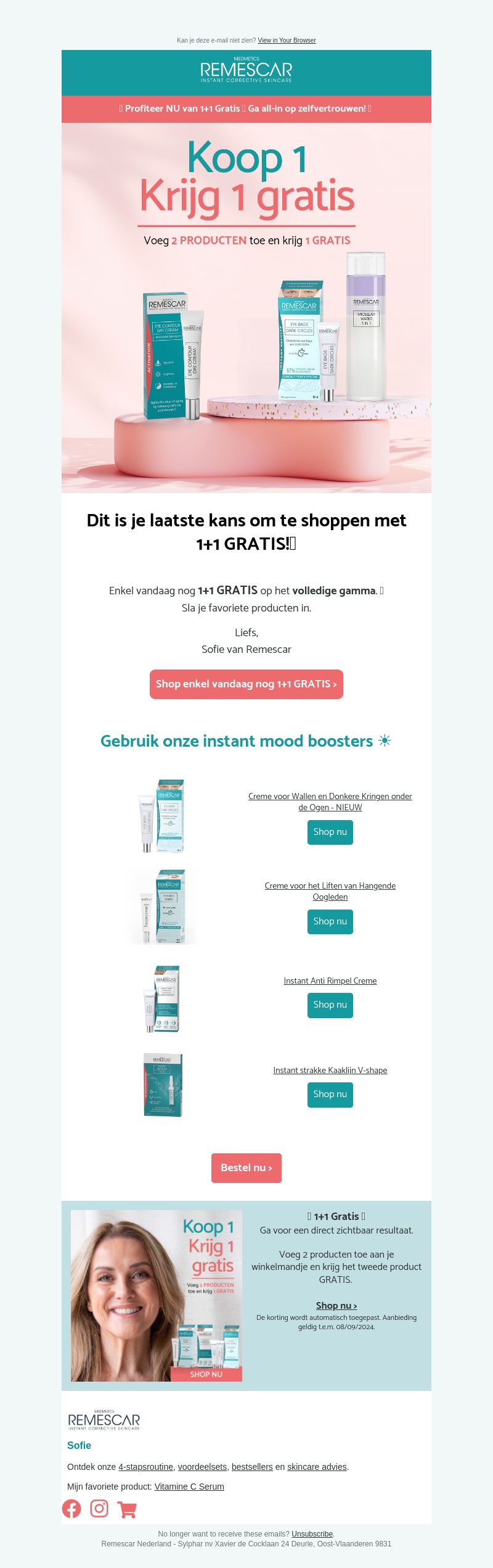 L-A-A-T-S-T-E UREN 🔥Shop 1+1 GRATIS op ALLE producten L-A-A-T-S-T-E UREN 🔥Shop 1+1 GRATIS op ALLE producten